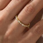 S925 Maxine Elegant Marquise Cut & Round Cut Simulated Diamond Wedding Band - Image 22