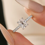 S925 Maxine Moissanite 1.0 Ct~3.5Ct Radiant Cut Engagement Ring in Sterling Silver - Image 21