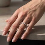 S925 Maxine Elegant Marquise Cut & Round Cut Simulated Diamond Wedding Band - Image 19