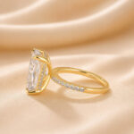 S925 Elegant 2.0Ct/ 3.5Ct/ 7.0Ct Radiant Cut Simulated Diamond Promise Ring in Sterling Silver - Image 26
