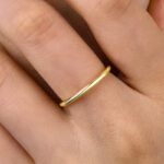 S925 Simple Wedding Band For Women In Sterling Silver - Image 5