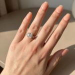 S925 2.5 Carat Cushion Cut Bridal Wedding Ring Set Travel Ring With Half Eternity Wedding Band - Image 19