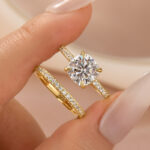 S925 2.5 Carat Cushion Cut Bridal Wedding Ring Set Travel Ring With Half Eternity Wedding Band - Image 18