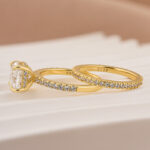 S925 2.5 Carat Cushion Cut Bridal Wedding Ring Set Travel Ring With Half Eternity Wedding Band - Image 21