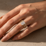 S925 3PC Wedding Set Elegant 3.5 Carat Radiant Cut Simulated Diamond Engagement Ring with Round & Marquise Accents Bands - Image 7