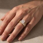 S925 Maxine Elongated 5.0Ct Radiant Cut Wedding Ring With Emerald Cut Wedding Band - Image 5