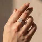 S925 Maxine Elongated 5.0Ct Radiant Cut Wedding Ring With Emerald Cut Wedding Band - Image 4