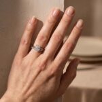 S925 Maxine Dainty Oval Cut Wedding Ring Set For Women - Image 4