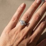 S925 Maxine Unique Oval Cut Insert Wedding Ring Set For Women In Sterling Silver - Image 6