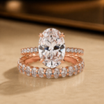 S925 Maxine Exquisite 4.0 Ct Oval Cut Wedding Ring Set in Sterling Silver - Image 7