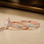 S925 Maxine Exquisite 4.0 Ct Oval Cut Wedding Ring Set in Sterling Silver - Image 8