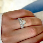 S925 Maxine Exquisite 4.0 Ct Oval Cut Wedding Ring Set in Sterling Silver - Image 4