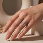 S925 Exclusive 4.0Ct/5.0Ct Oval Cut Wedding Ring Set Travel Ring With Jacket Wedding Band - Image 13