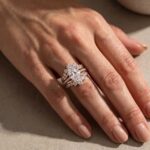 S925 Exclusive 4.0Ct/5.0Ct Oval Cut Wedding Ring Set Travel Ring With Jacket Wedding Band - Image 12