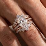 S925 Exclusive 4.0Ct/5.0Ct Oval Cut Wedding Ring Set Travel Ring With Jacket Wedding Band - Image 11