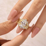 S925 Exclusive 4.0Ct/5.0Ct Oval Cut Wedding Ring Set Travel Ring With Jacket Wedding Band - Image 7