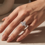 S925 Unique 4.0Ct Marquise Cut Insert Wedding Ring Set For Women in Sterling Silver - Image 6