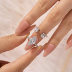 S925 Unique 4.0Ct Marquise Cut Insert Wedding Ring Set For Women in Sterling Silver - Image 5