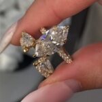 S925 Unique 4.0Ct Marquise Cut Insert Wedding Ring Set For Women in Sterling Silver