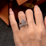 S925 4PC Two-Tone Wedding Set 4.0Ct Radiant Cut Solitaire Yellow Gold Engagement With 3PC Design Wedding Bands - Image 2