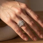 S925 4.0Ct Marquise Enhancer Wedding Ring Set With Vintage Engagement Ring - Image 7
