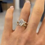 S925 3PC 4.5Ct Oval Cut Wedding Ring Set Travel Rings In Sterling Silver - Image 2
