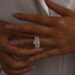 S925 3.5Ct Luxe Radiant Cut Engagement Ring Travel Ring With Radiant Cut Wedding Band - Image 6