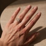 S925 Enhancer Wedding Set Gorgeous 2.0Ct Princess Cut Engagement Ring With Enhancer Wedding Band - Image 8