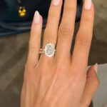 S925 2PC 3.5Ct Wedding Ring Set Gorgeous Halo Radiant Cut Simulated Diamond Engagement Ring With Wedding Band - Image 2