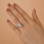 S925 Sterling Silver Classic Half Eternity Thin Women's Wedding Band - Image 7