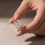 S925 5.0Ct Luxe Radiant Cut Half Engagement Ring Travel Ring With Radiant Cut Half Wedding Band - Image 6