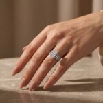 S925 Enhancer Wedding Band With 4.5Ct Marquise Cut Engagement Ring Wedding Ring Set - Image 2