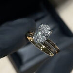 S925 Classic 2PC 4.0Ct Solitaire Oval Cut Wedding Ring Set