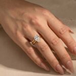 S925 2PC 40Ct Solitaire Pear Cut Wedding Set For Women - Image 3