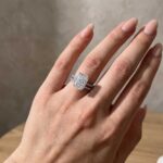 S925 Luxurious 7.0Ct Radiant Cut Engagement Ring in Sterling Silver with Classic Full Round Cut Wedding Band - Image 3