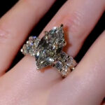 S925 6.0Ct Marquise Cut Engagement Ring in Sterling Silver with Eternity 1.8Ct Round Cut Women's Wedding Band