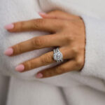 S925 Gorgeous Halo Cushion Cut Women's Wedding Set In Sterling Silver - Image 4
