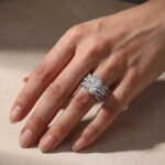 S925 Vintage 3.5 Carat Halo Radiant Cut Insert Wedding Ring Set Travel Ring For Women In Sterling Silver - Image 4
