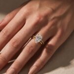 S925 Lovely 3.5Ct Pear Cut Wedding Ring Set In Sterling Silver - Image 3