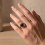 S925 Unique Rose Gold Radiant Cut 3PC Wedding Set - Image 4
