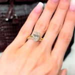 S925 4.5Ct Oval Cut Engagement Ring in Sterling Silver with Classic Half Eternity Wedding Band - Image 2