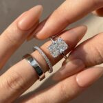S925 Maxine Classic 4.5Ct Radiant Cut 3PC Wedding Set - Image 7