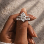 S925 Maxine Special 2PC 4.0Ct Marquise Cut Wedding Set - Image 5