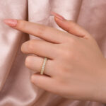 S925 Maxine Moissanite 3.0 Ct Oval Cut Full Wedding Band for Women - Image 7