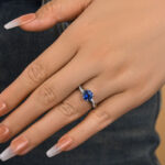 S925 Twist 1.25 Carat Round Cut Promise Ring For Her In Sterling Silver - Image 9