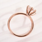S925 Maxine 2.0~4.0 Carat Moissanite 6 Prong Round Cut Promise Ring - Image 11