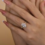 S925 Attractive 4.0Ct Oval Cut Engagement Ring - Image 3