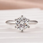 S925 Moissanite Classic 2.0~3.0Carat Round Cut Engagement Ring - Image 2