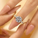 S925 Maxine Luxury 4.0 CT Round Cut Engagement Ring - Image 8