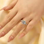 S925 Maxine Luxury 4.0 CT Round Cut Engagement Ring - Image 9